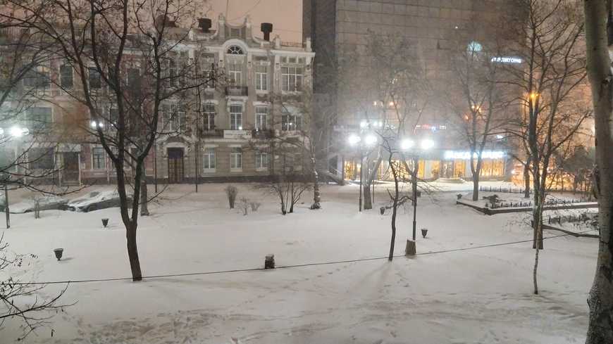 Долгожданный снег в Ростове. Январь 2021